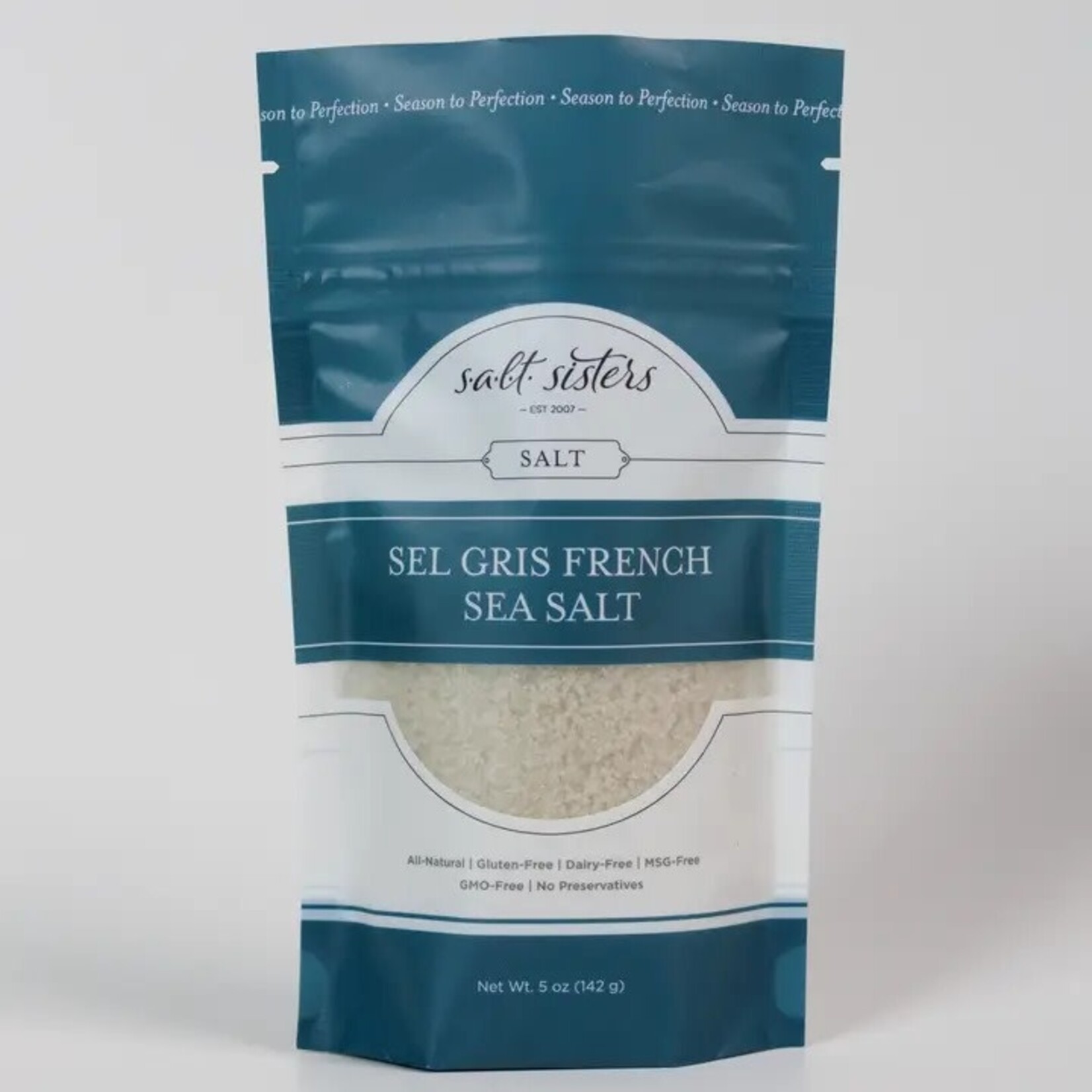 Salt Sisters All-Natural Sea Salt - French - Sel Gris / Grey - 5 oz