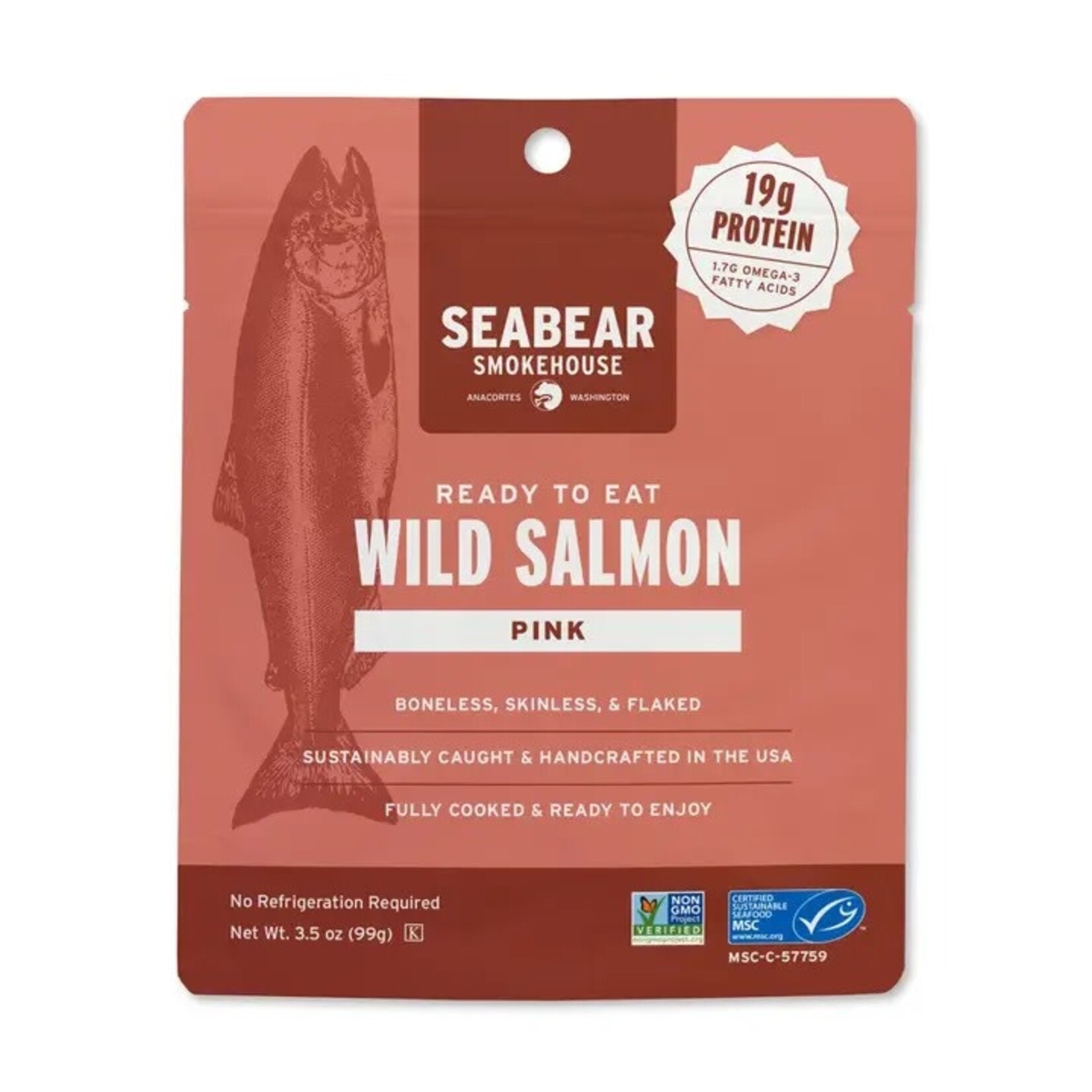 SeaBear Smokehouse Ready-To-Eat Pink Salmon