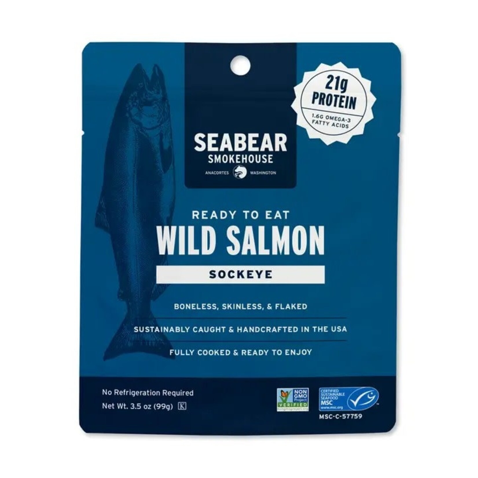 SeaBear Smokehouse Ready-To-Eat Sockeye Salmon