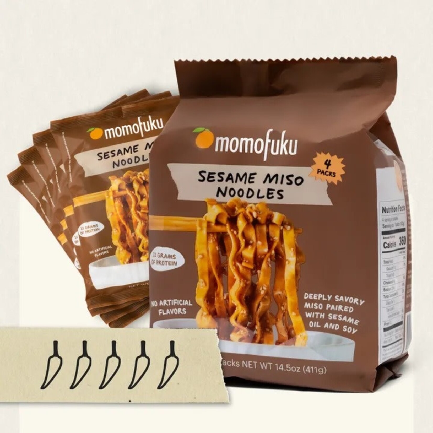 Momofuku Sesame Miso Noodles