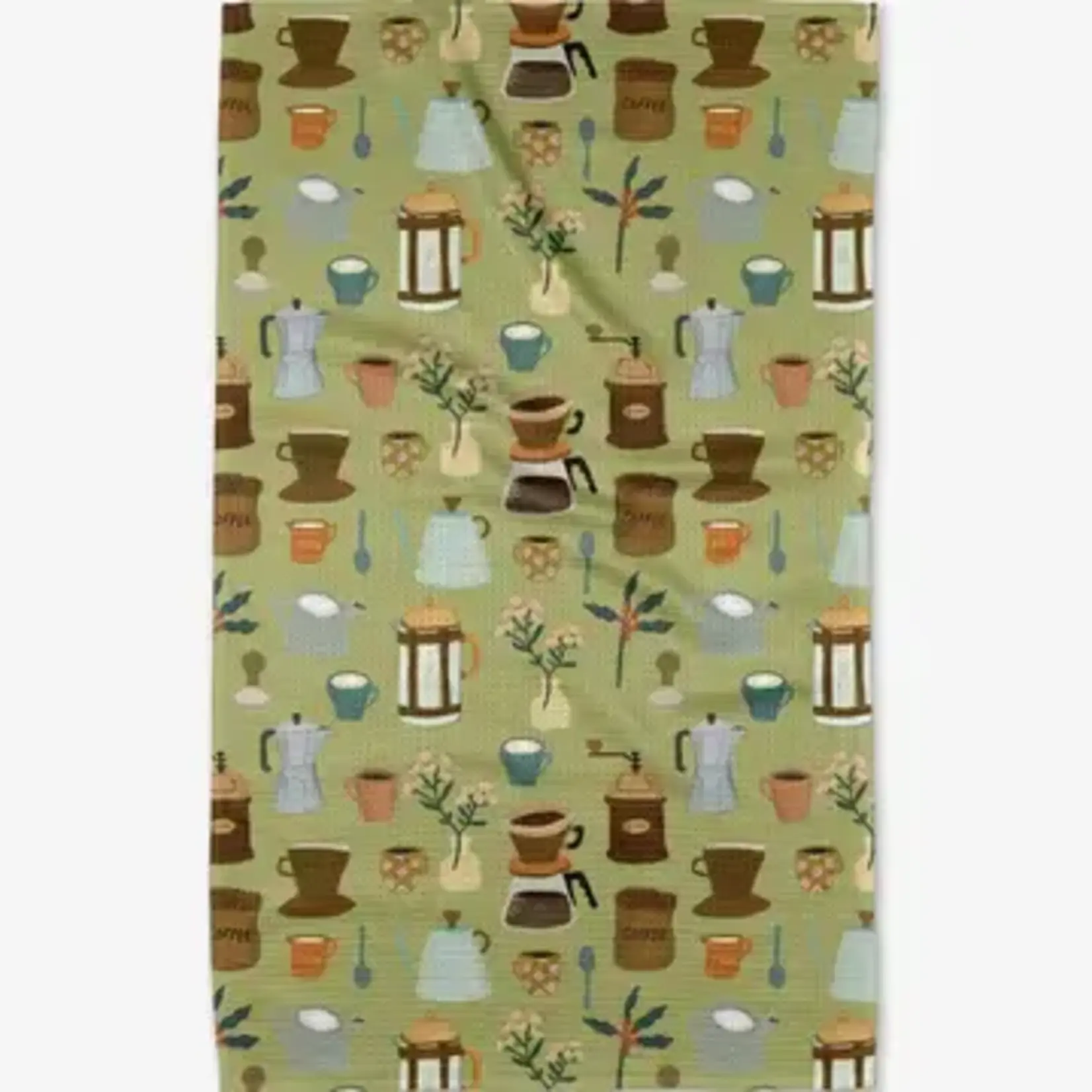 Geometry Coffee Lover Tea Towel