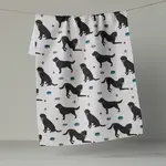 Geometry Lab Pals Tea Towel Black Lab