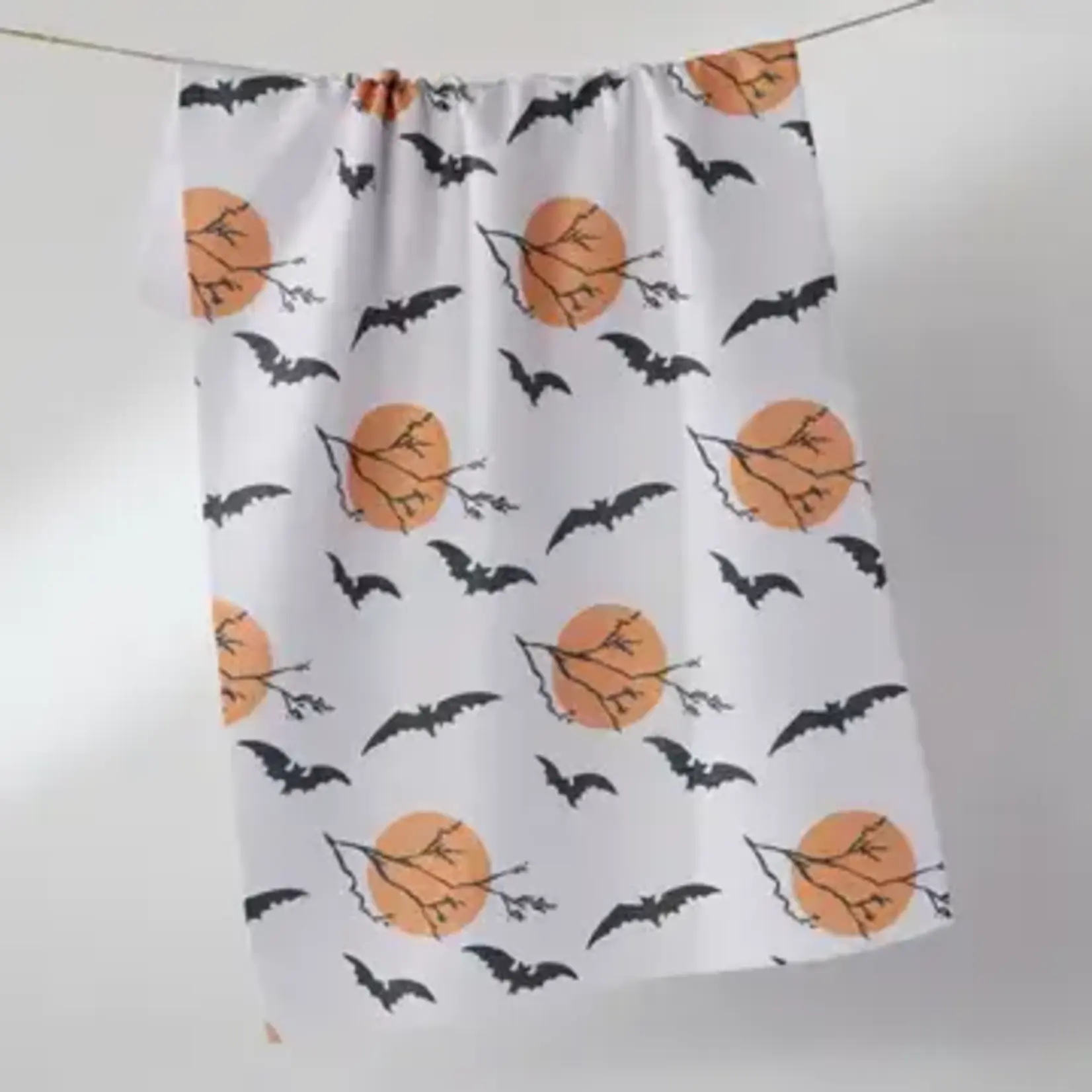 Geometry Night Flight Tea Towel - Halloween 2026