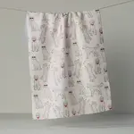 Geometry Doodle Daze Tea Towel