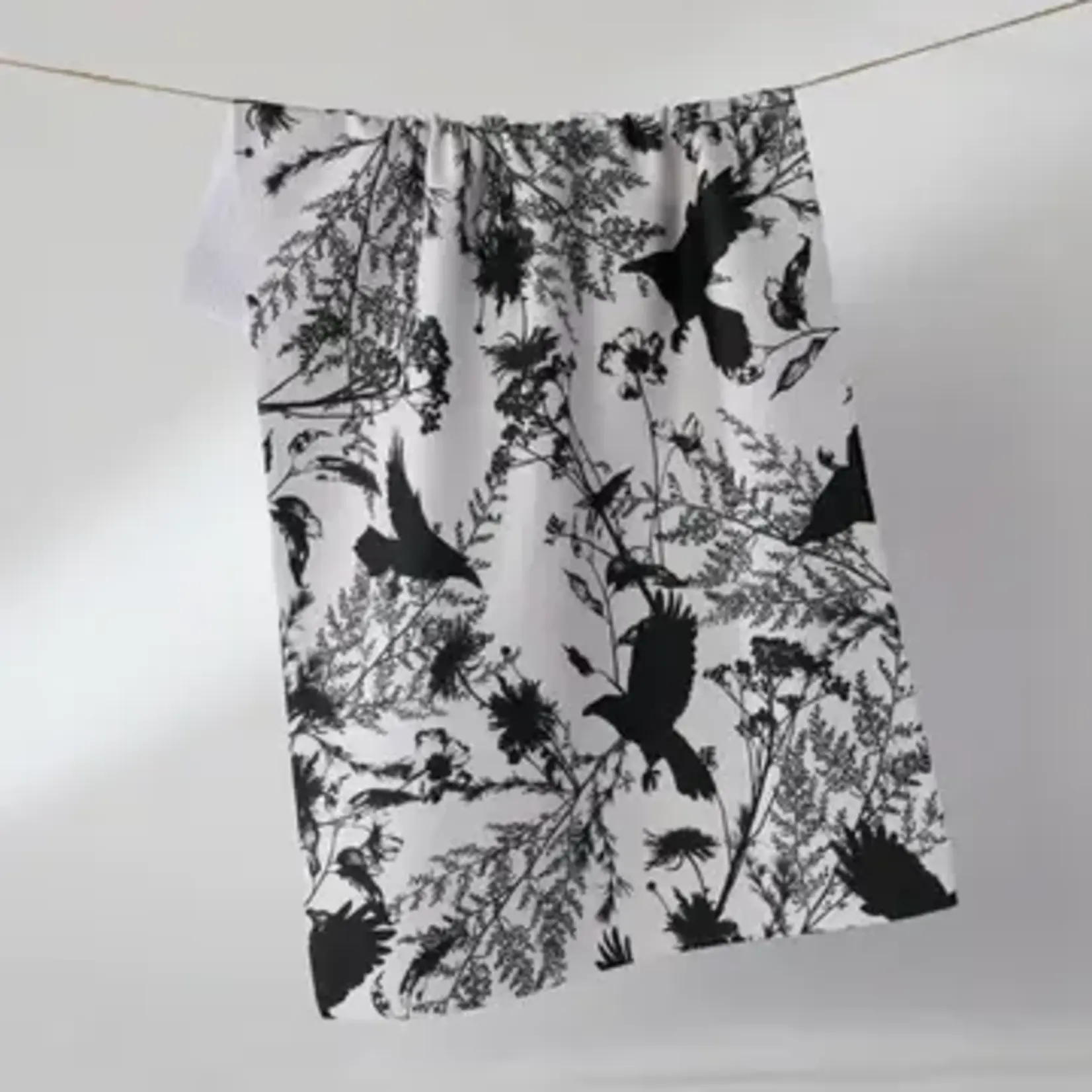 Geometry Rookery Tea Towel - Halloween 2026