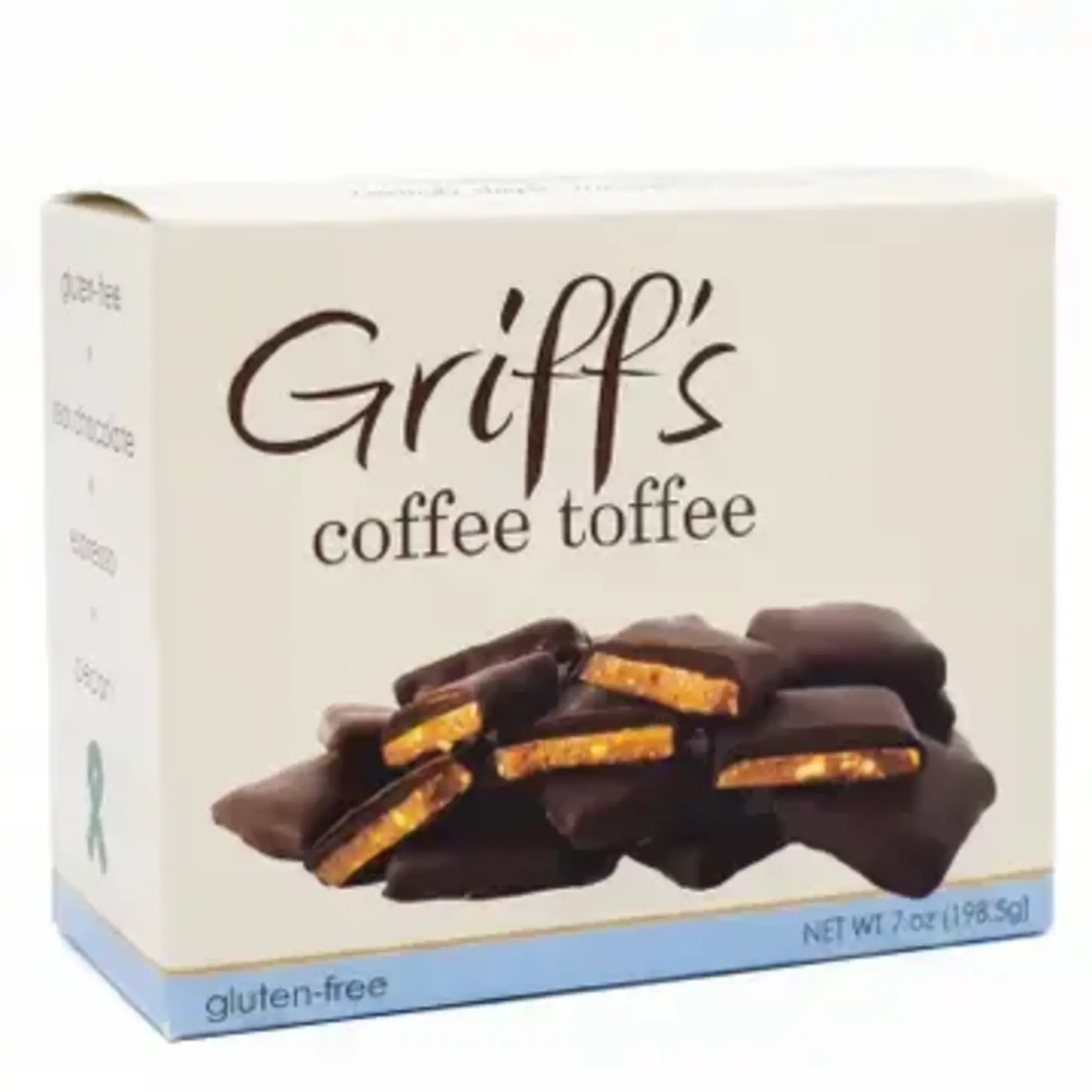 Griff's Toffee Griff's Coffee Toffee - 7oz Dark Chocolate Toffee