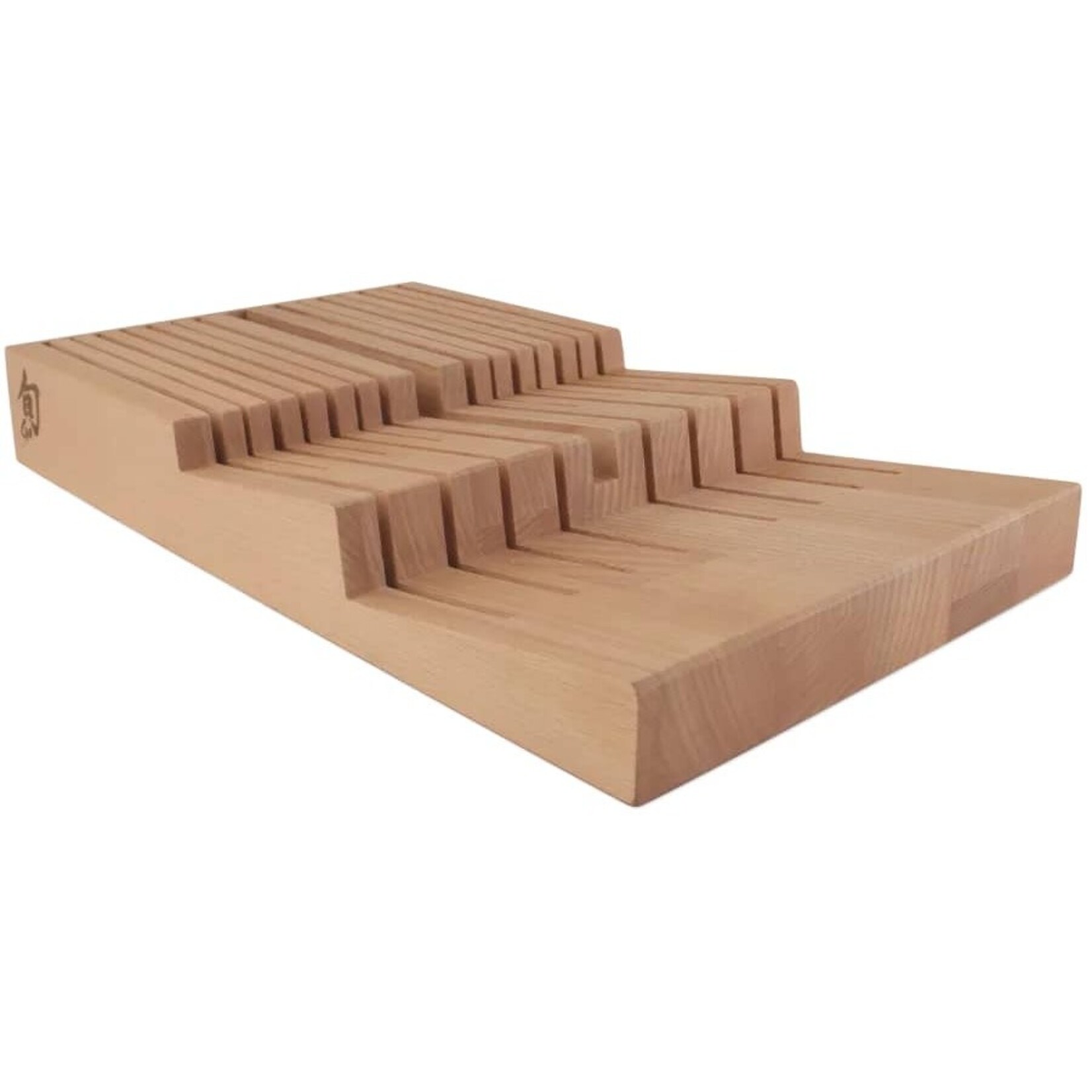 Shun In-Drawer Bamboo Knife Tray: 15-Slot