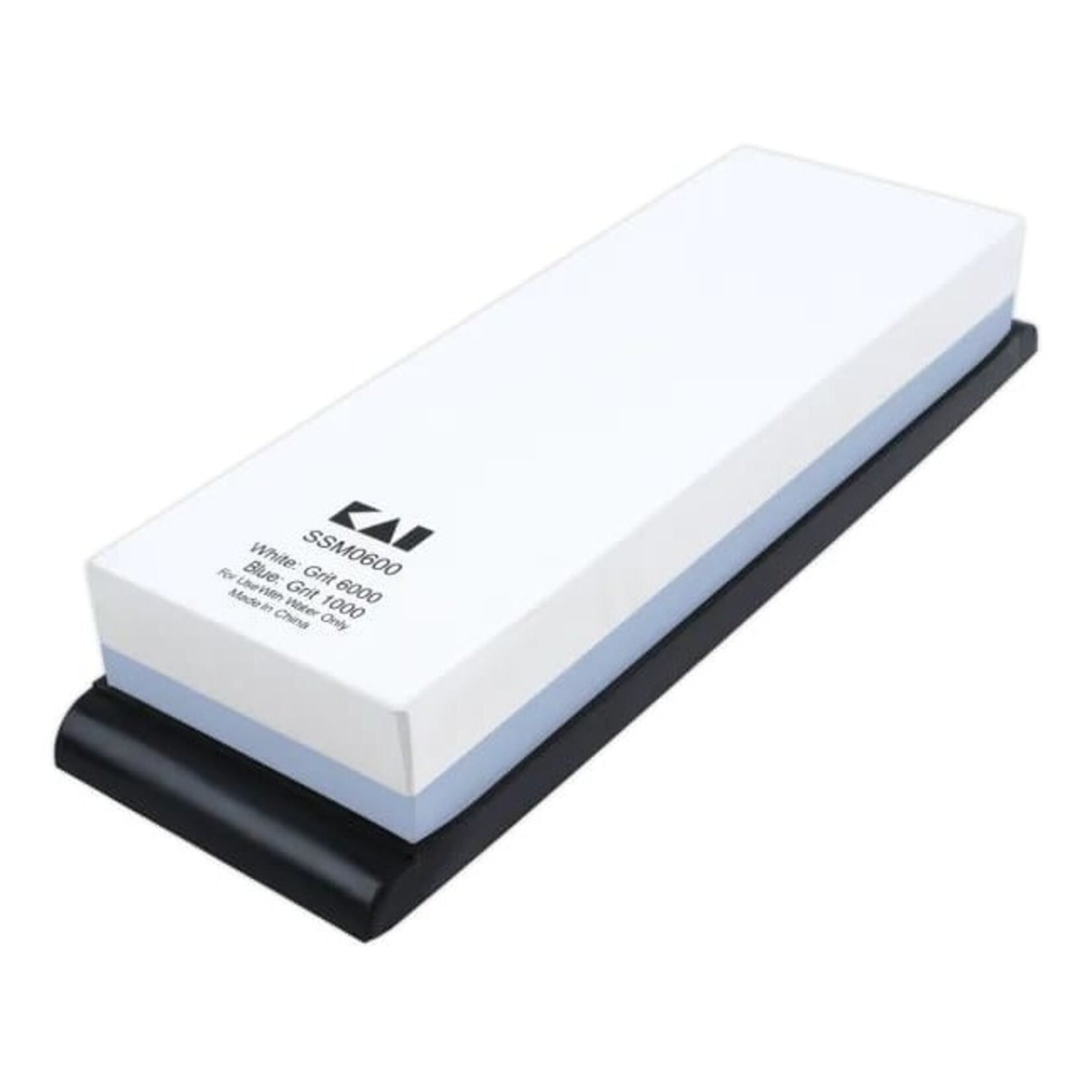 Shun Combination Whetstone w/ Rubber Base: 1000/6000 Grit