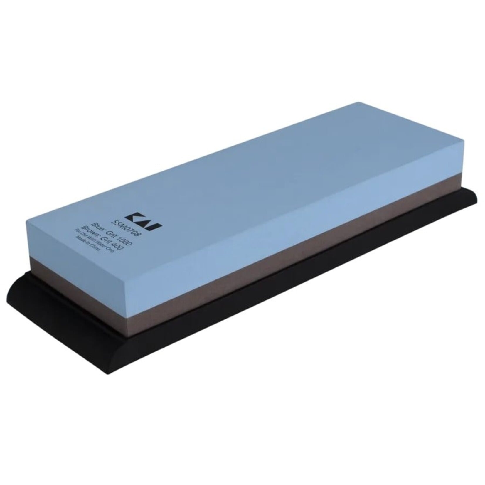 Shun Combination Whetstone w/ Rubber Base: 400/1000 Grit