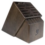 Shun 22-Slot Block: Walnut Stain
