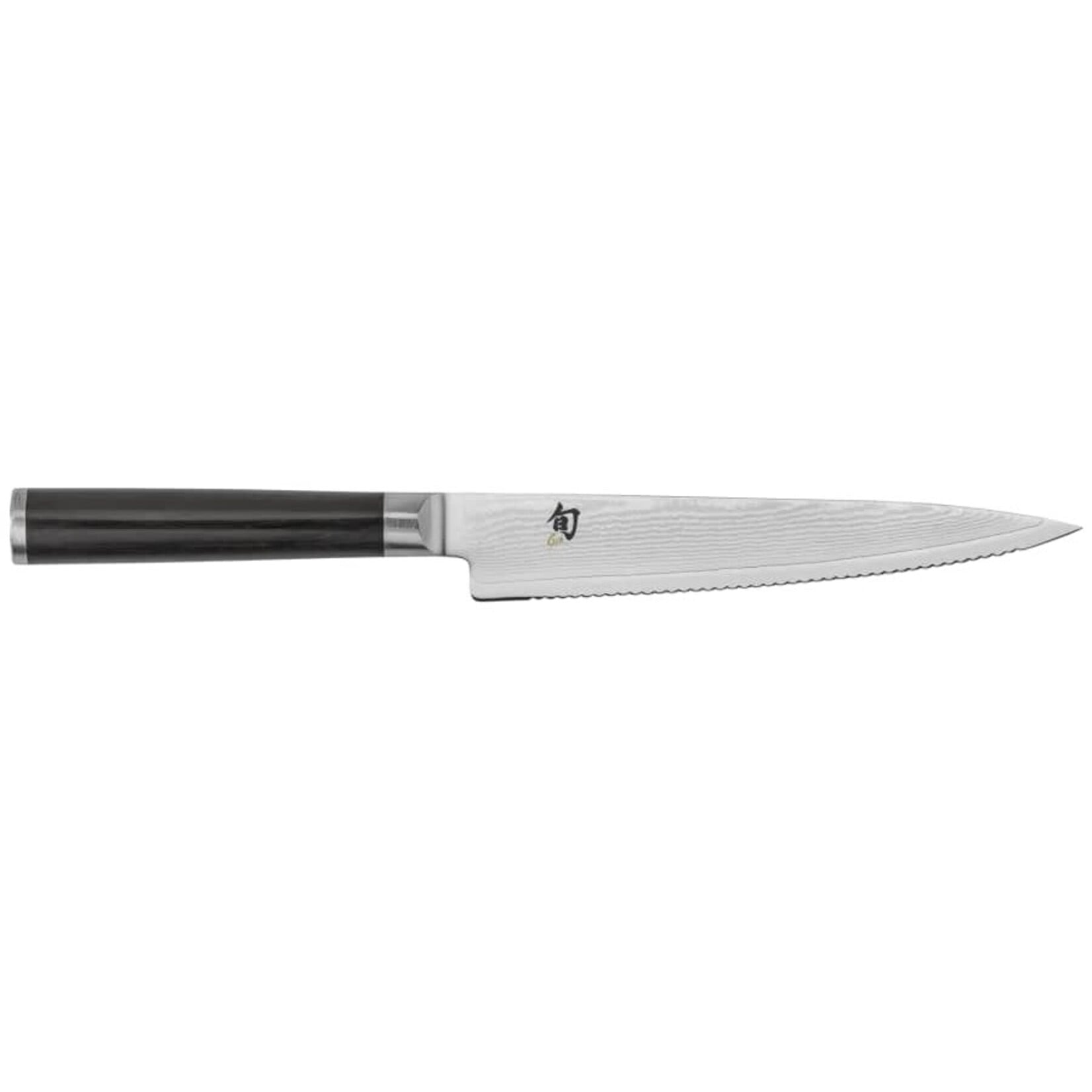 Shun Classic Serrated Utility 6"