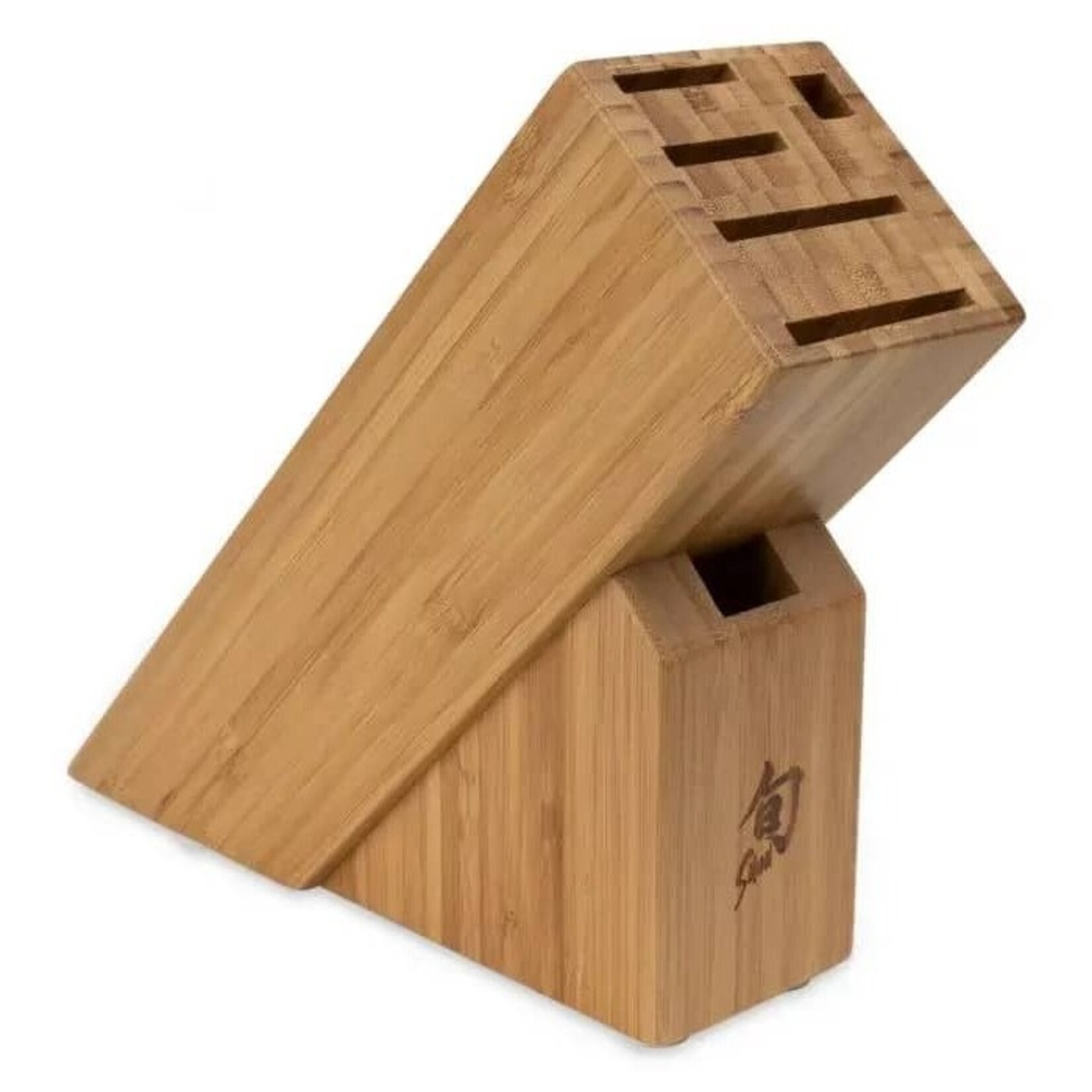 Shun Bamboo Slimline Block: 6-Slot