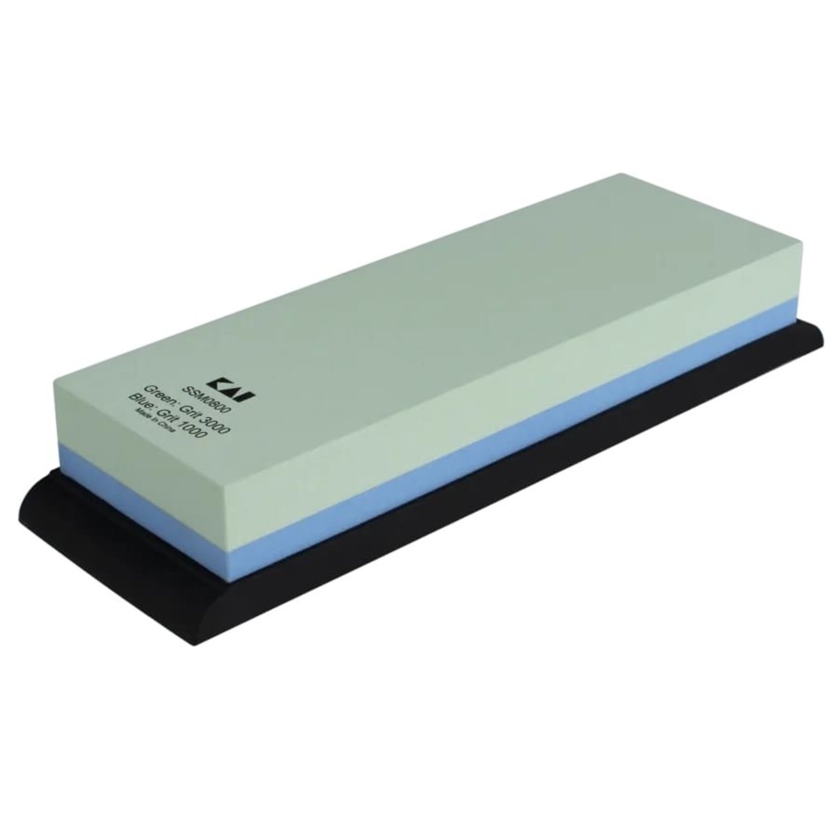 Shun Combination Whetstone w/ Rubber Base: 1000/3000 Grit