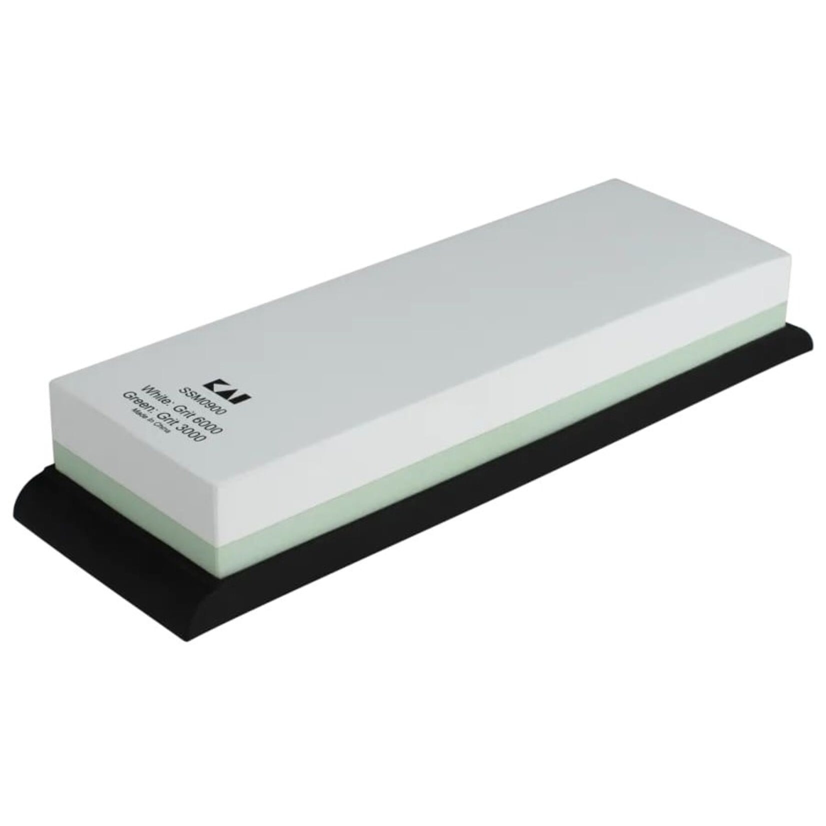 Shun Combination Whetstone w/ Rubber Base: 3000/6000 Grit
