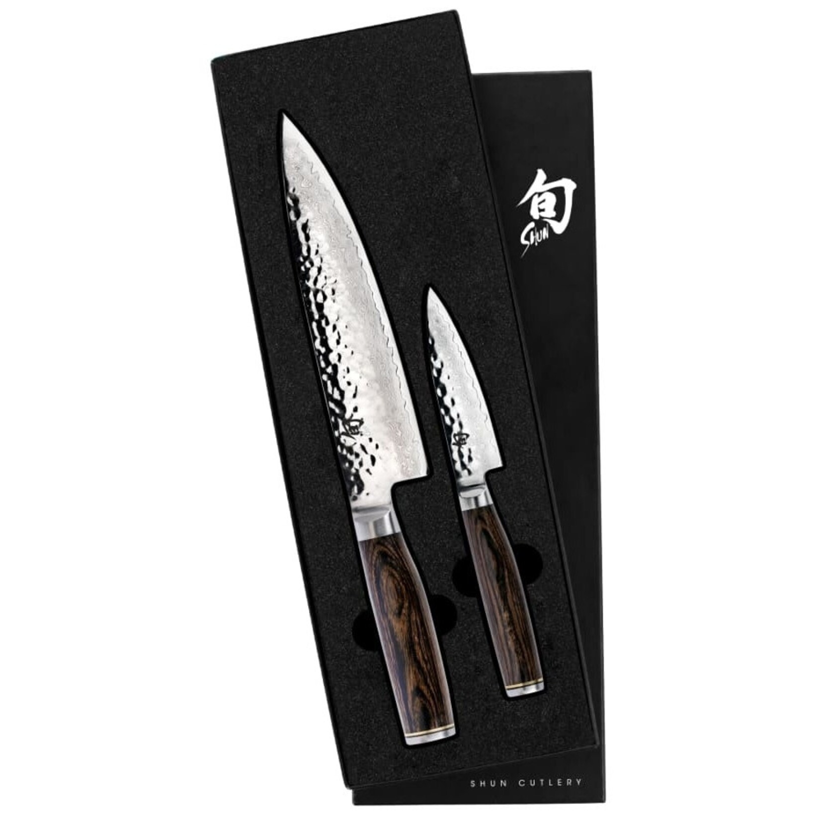 Shun Premier 2 Pc Starter Set: Paring 4" and Chef's 8" in a boxed set.