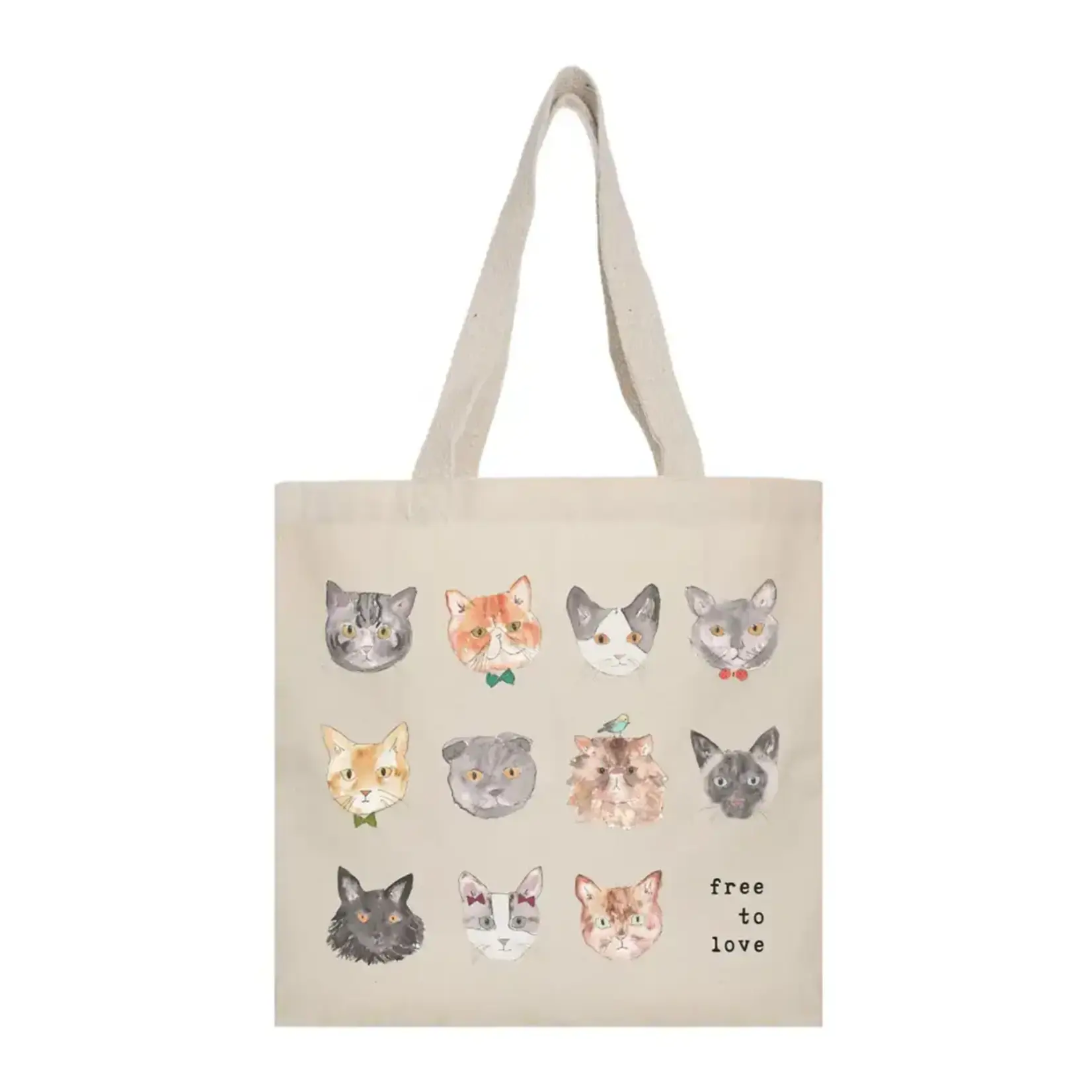 Ten Thousand Villages Free to Love Tote (Cats)