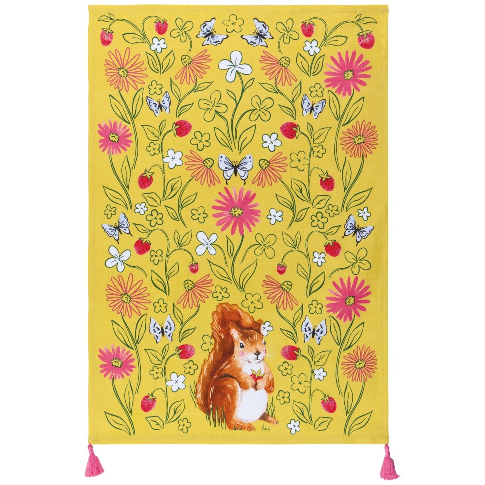 Danica Brands Tea Towel - Deco Mr. Squirrel