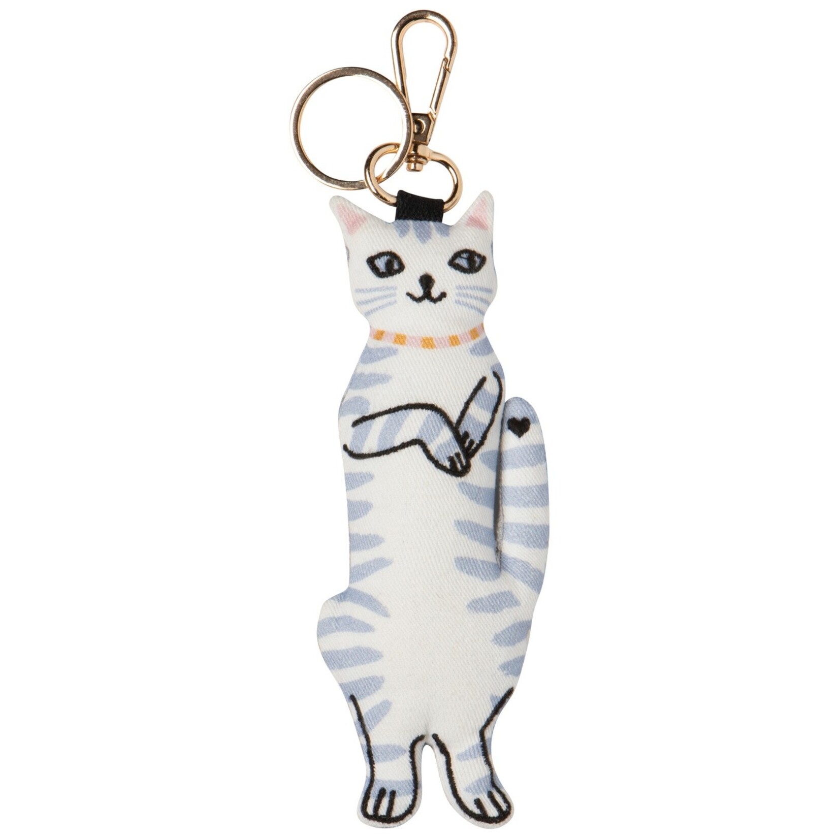 Danica Brands Cotton Bag Charm - Meow & Furever