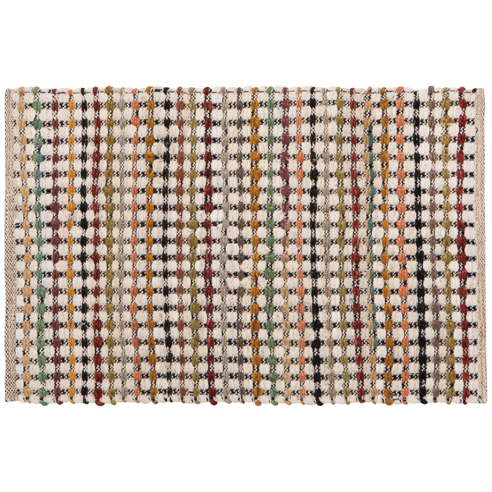 Danica Brands Cotton Chindi Rug 2 x 3 ft - Stipple