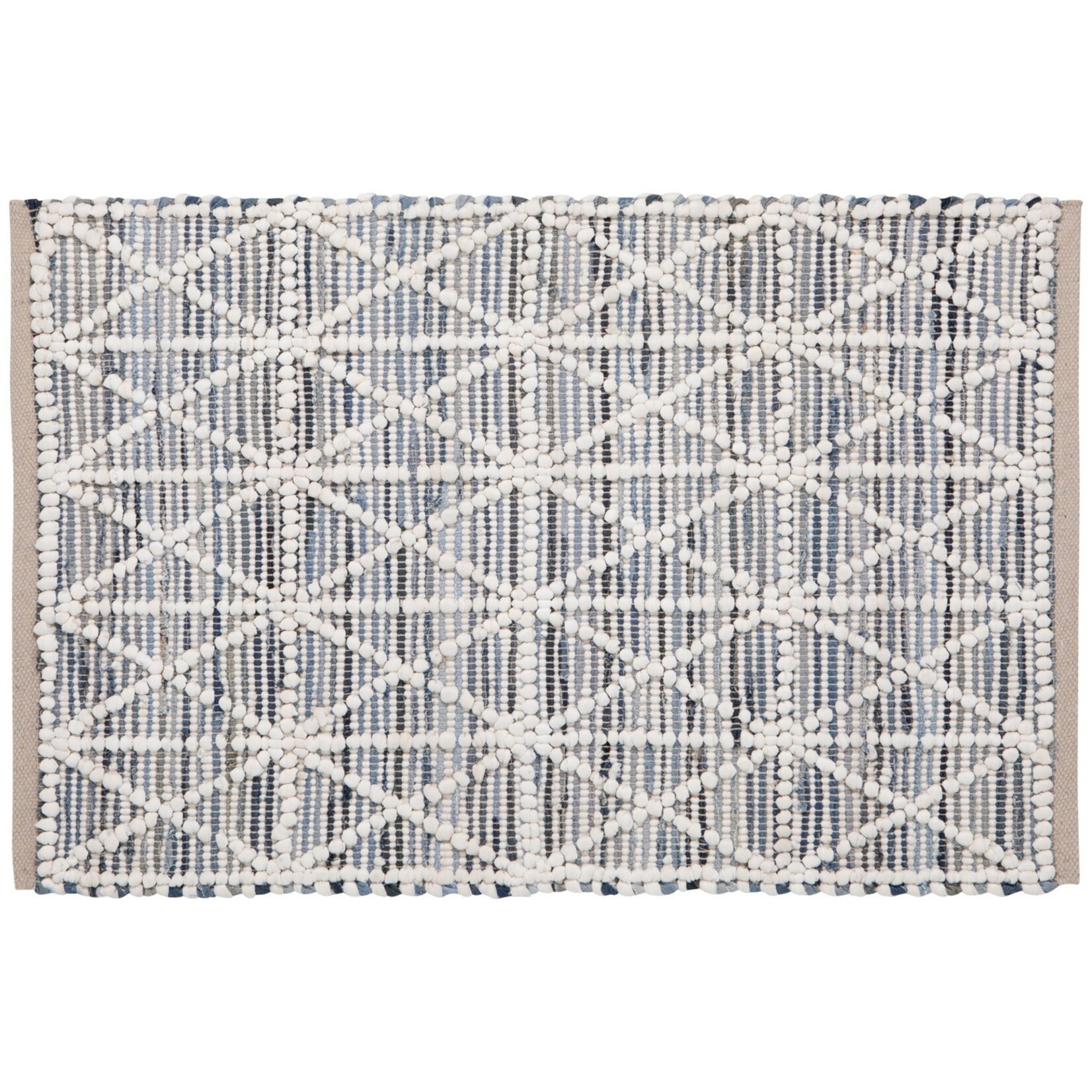 Danica Brands Cotton Chindi Rug 2 x 3 ft - Hexa