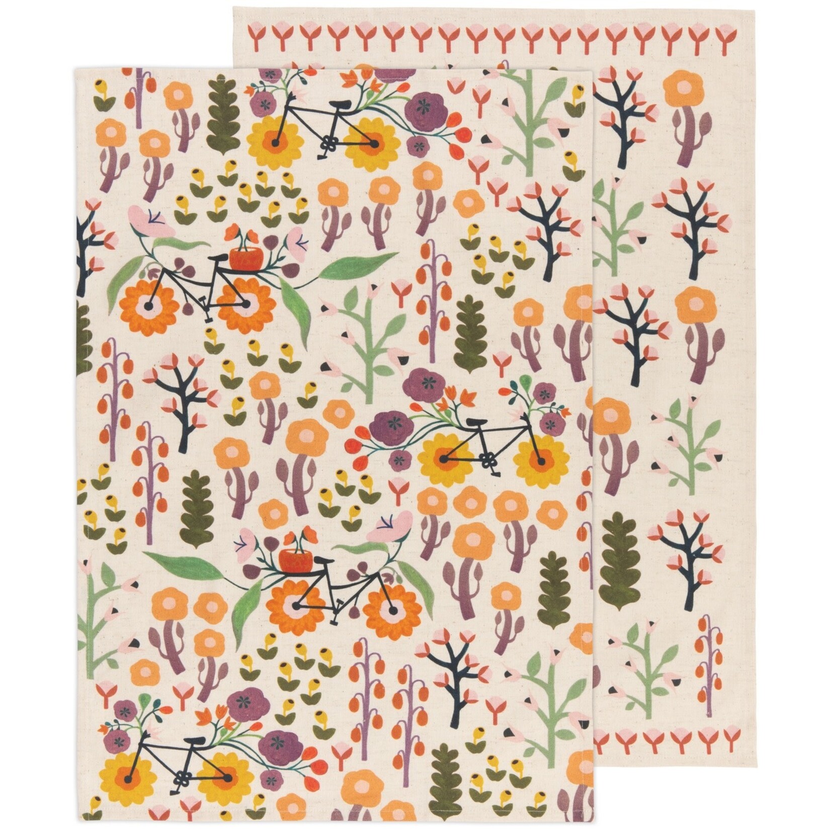 Danica Brands Tea Towel S/2 - Petal Power