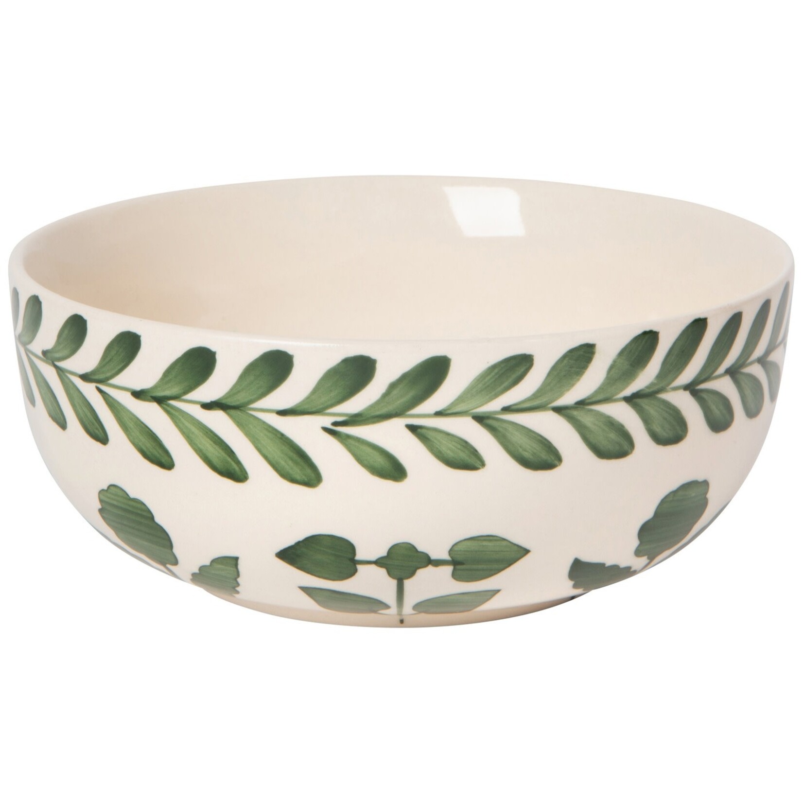 Danica Brands Sylvie Green Hand Painted Dessert Bowl 6 inch | Danica Brands