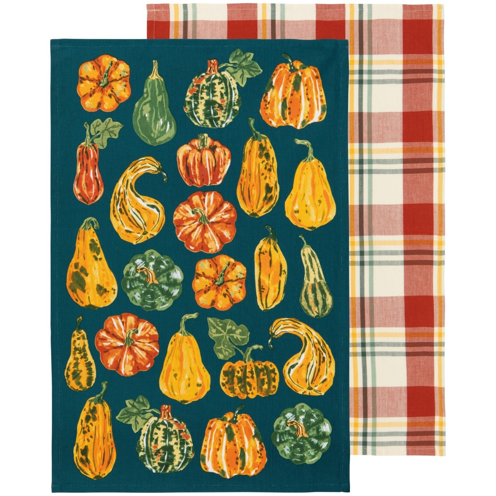 Danica Brands Dishtowels Set of 2 - Harvest Gourds | Danica Brands