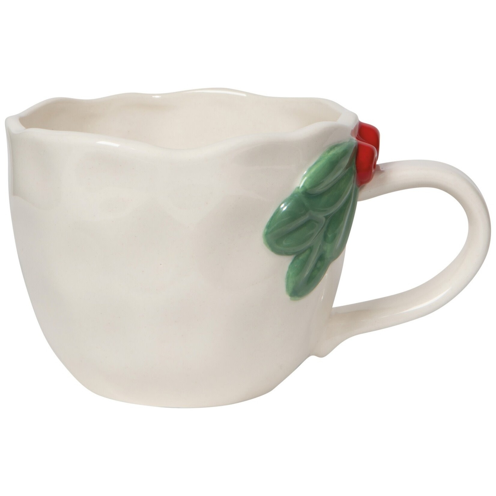 Danica Brands Sculpted Mug - Mistletoe-White Christmas | Danica Brands