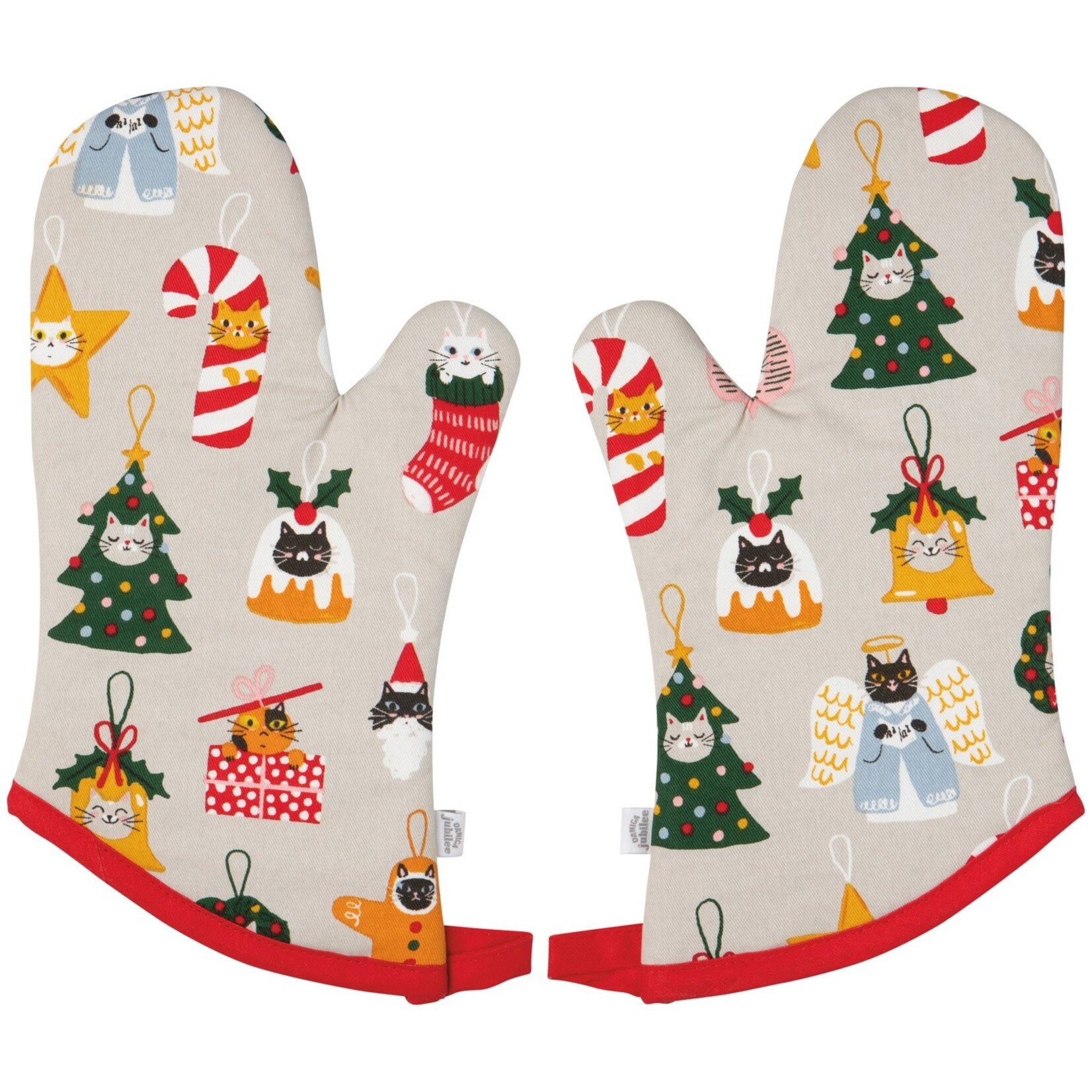 Danica Brands Mitts Set of 2 - Bauble Cats Christmas | Danica Brands