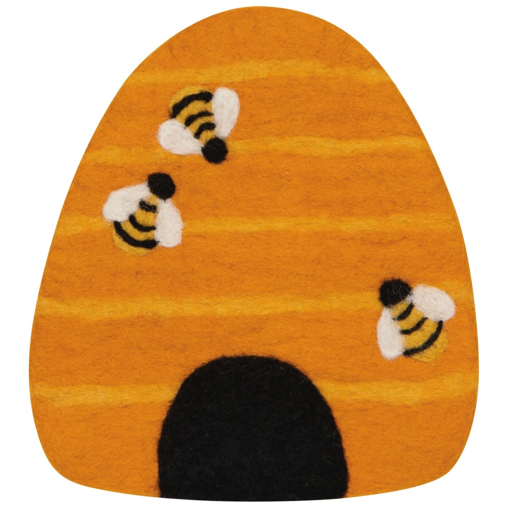 Danica Brands Trivet - Felt Wool Bumblebee