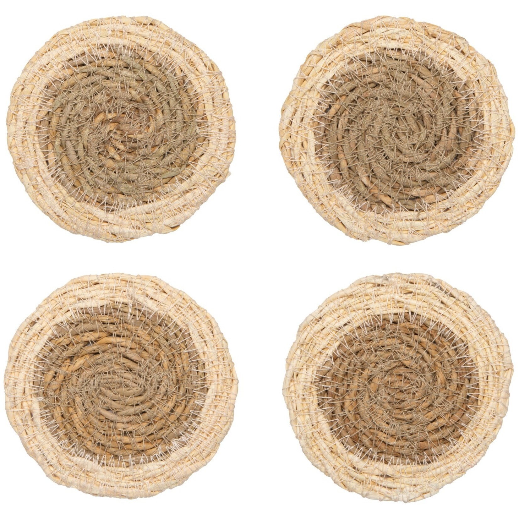 Danica Brands Coaster - Set/4 Seagrass White | Danica Brands