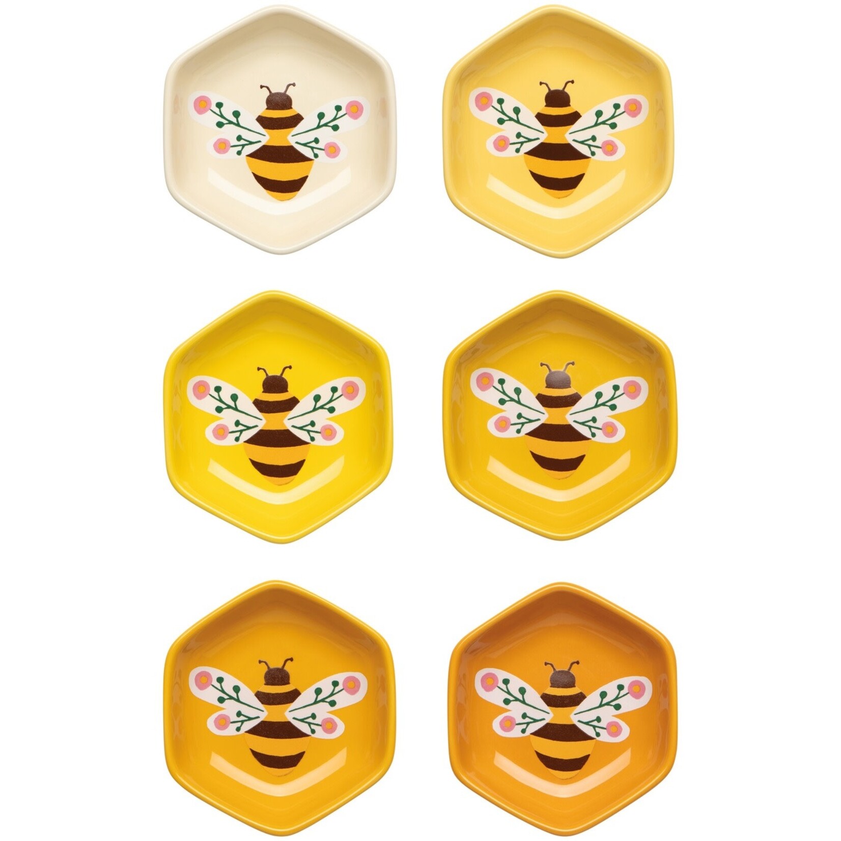 Danica Brands Pinch - Bowl Set/6 Bee Garden
