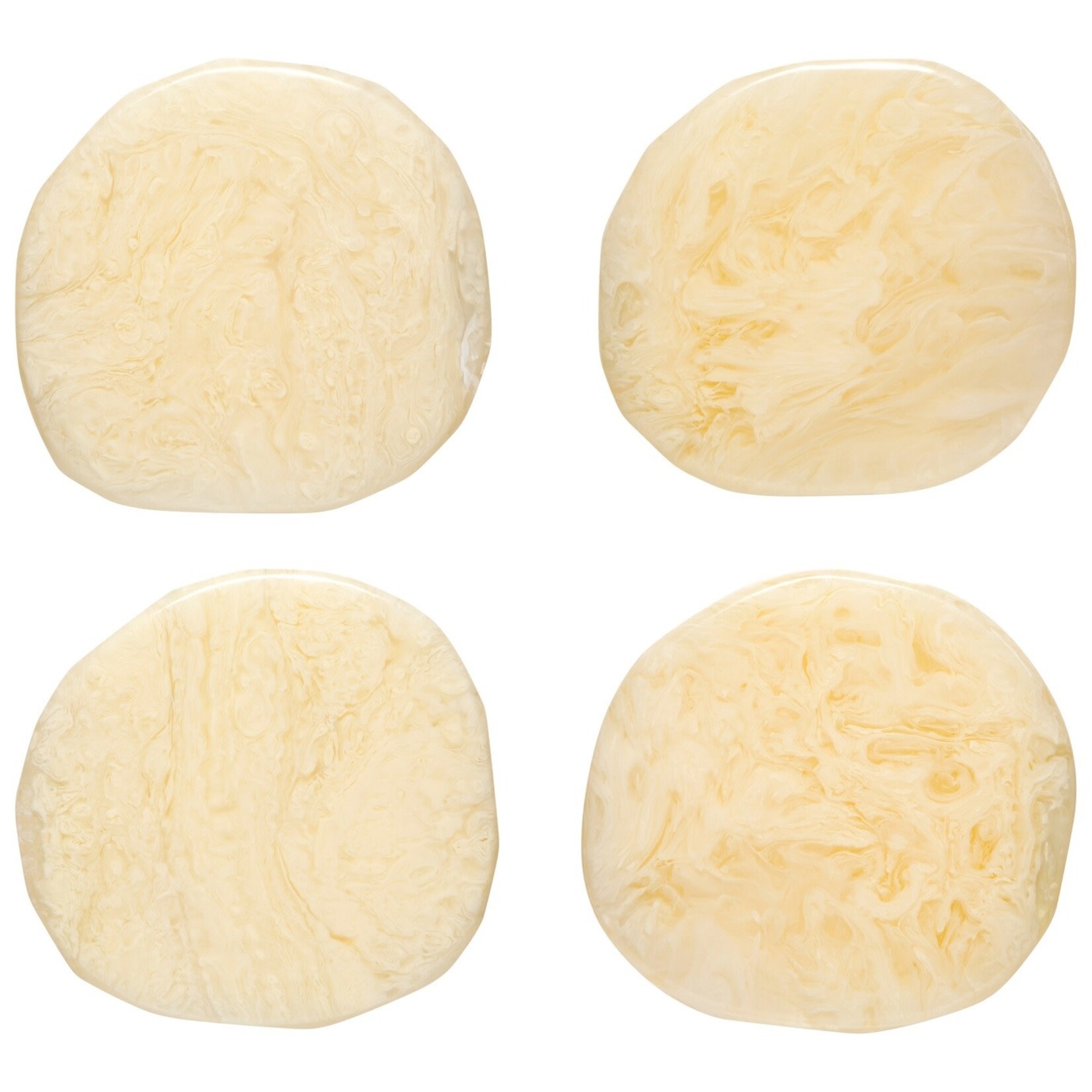Danica Brands Coaster Set/4 - Resin Ivory | Danica Brands