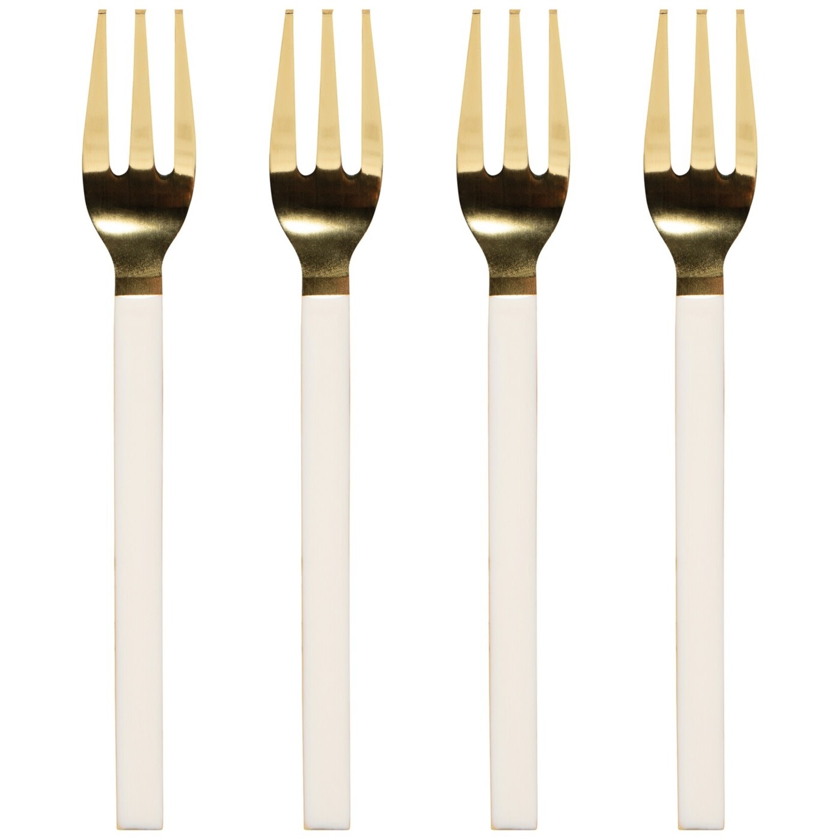 Danica Brands Set/4 Dessert Fork IvoryGold | Danica Brands