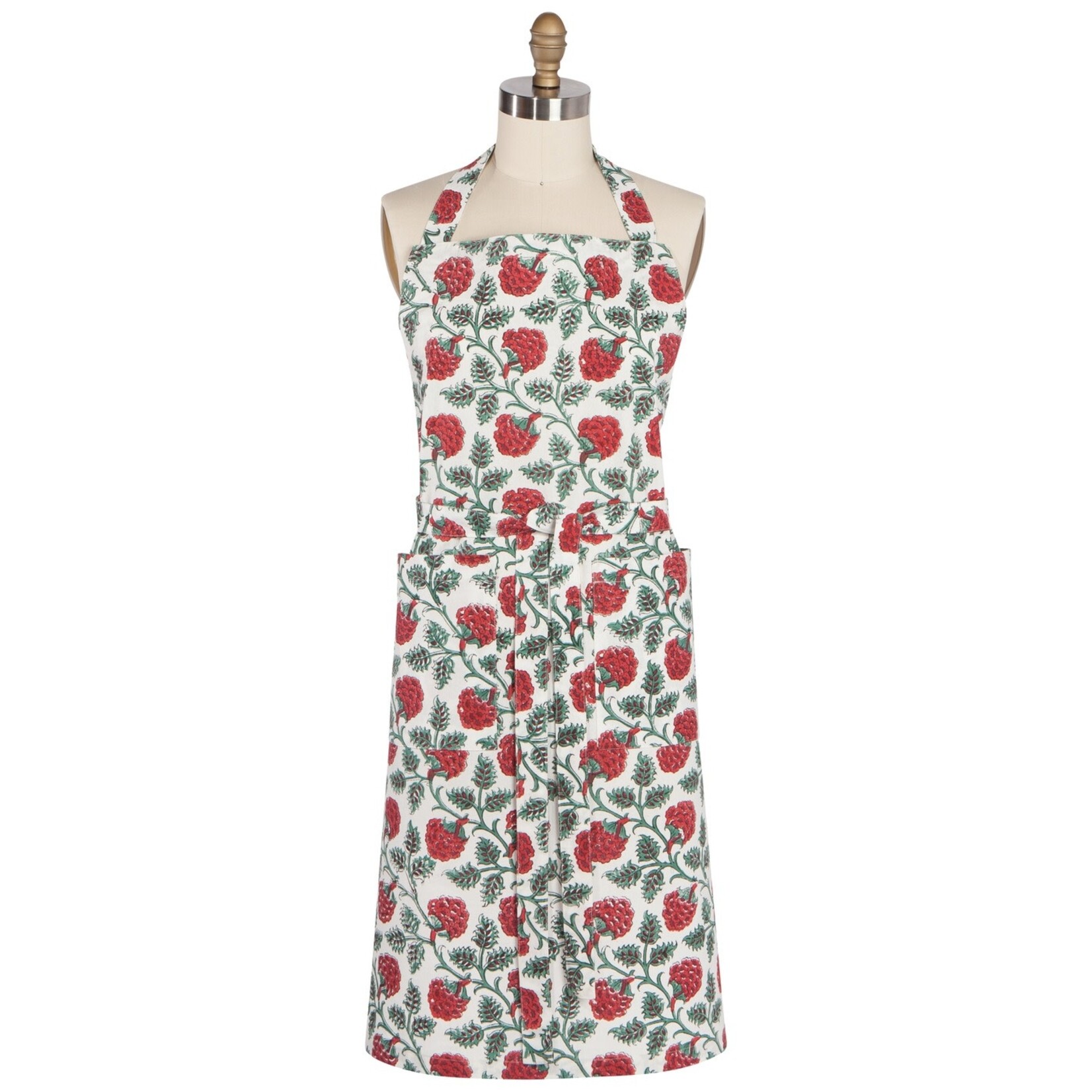 Danica Brands Apron - Carnation Block Print | Danica Brands