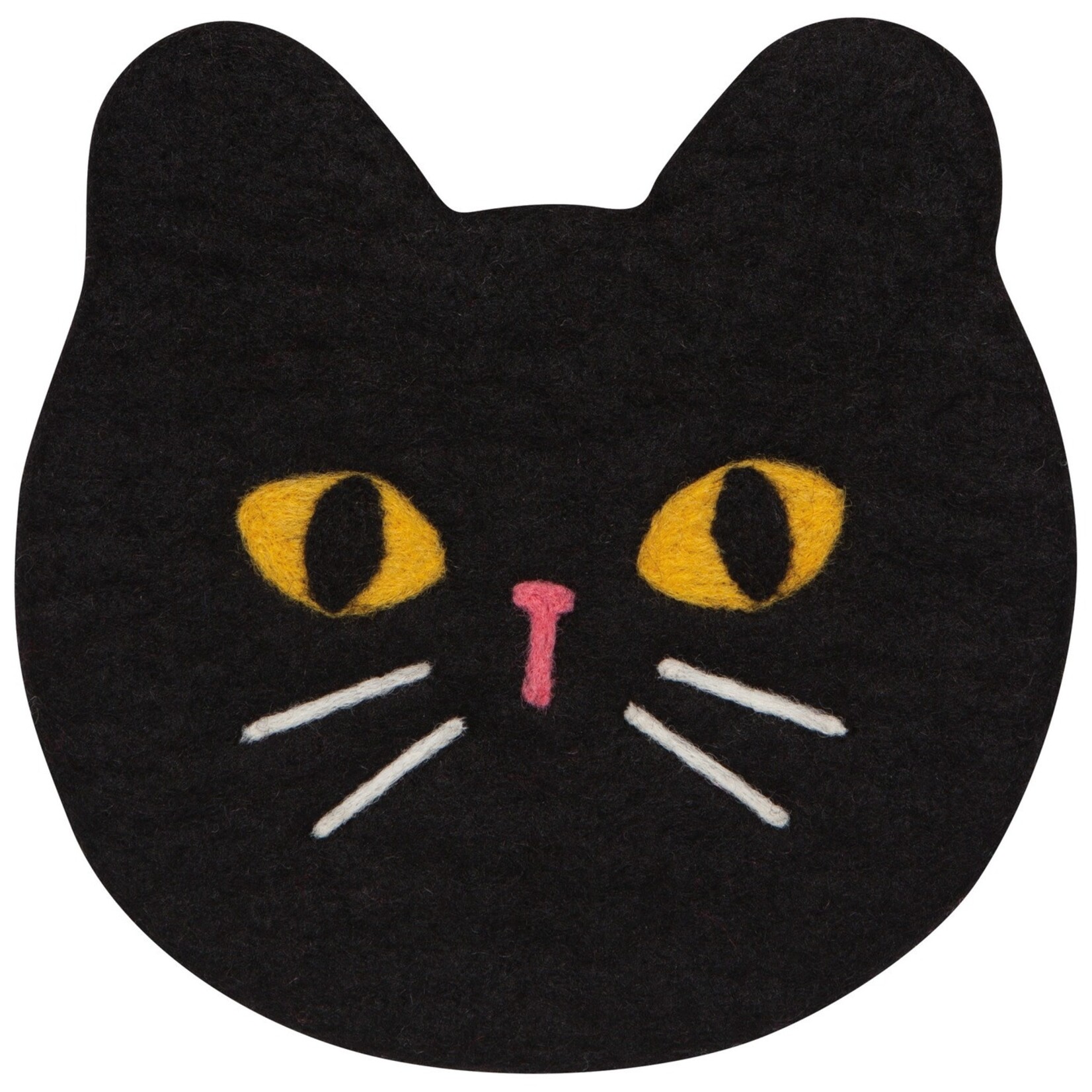 Danica Brands Trivet - Felt Wool Black Cat | Danica Brands