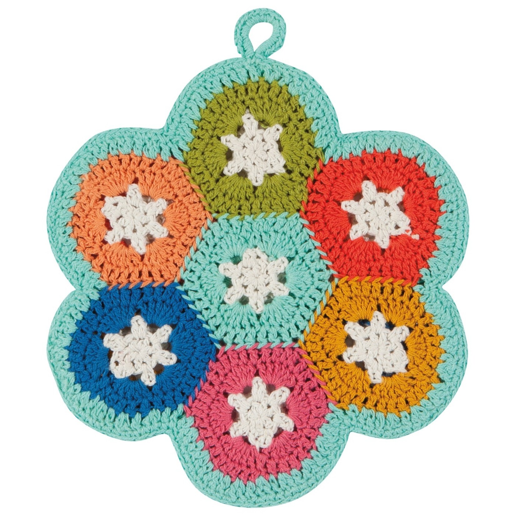 Danica Brands Crochet Trivet - Loop de Loop | Danica Brands