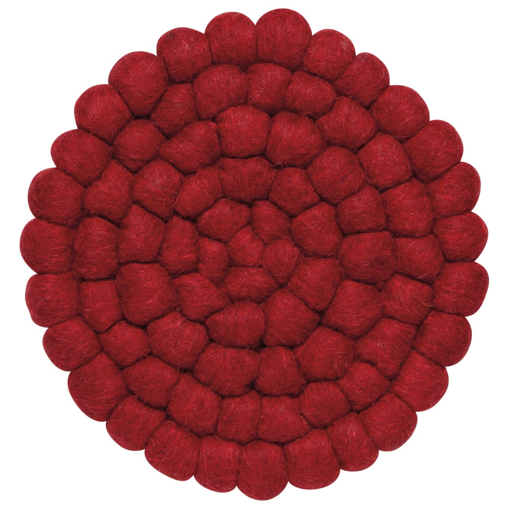 Danica Brands Wool Felt Ball Trivet - Chili Red | Danica Brands