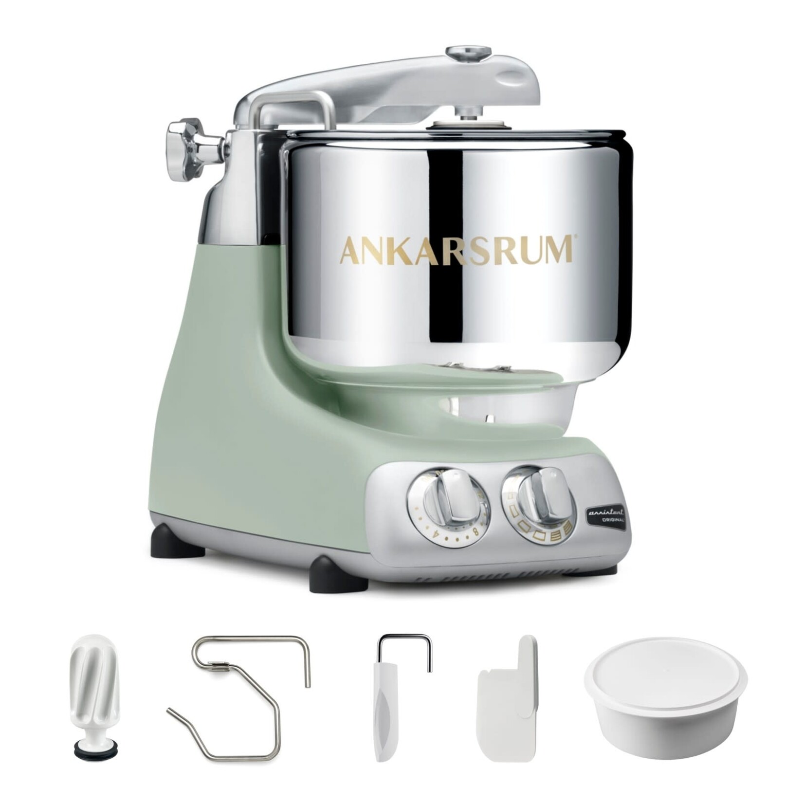 Ankarsrum Ankarsrum Assistent® Original Stand Mixer, 7 Qt. Essential Package - Nordic Sage Matte