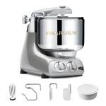Ankarsrum Ankarsrum Assistent® Original Stand Mixer, 7 Qt. Essential Package - Jubilee Silver Metallic Gloss