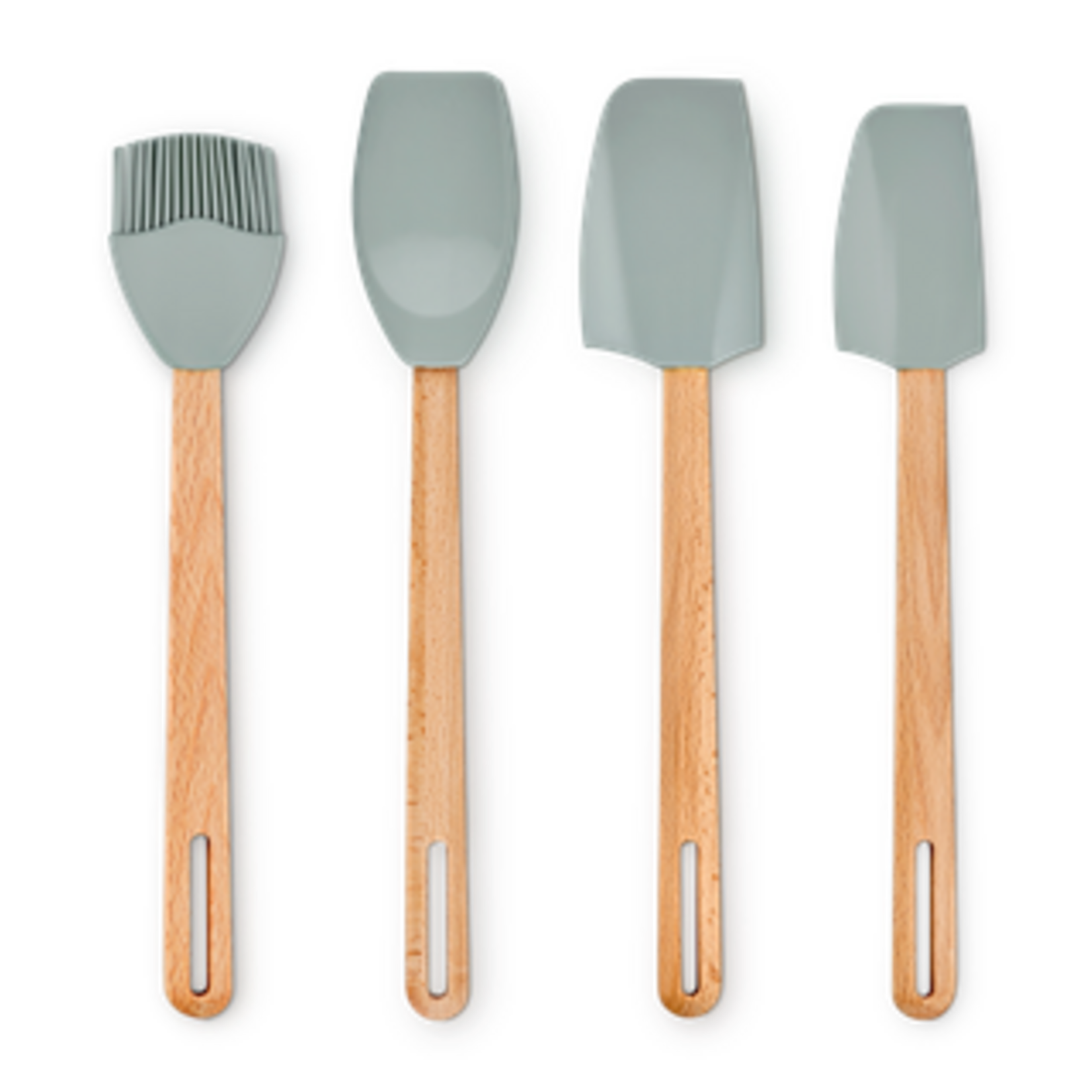 Le Creuset Signature Silicone Tools, Set of 4 - Sea Salt | Le Creuset