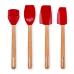Le Creuset Signature Silicone Tools, Set of 4 - Cerise | Le Creuset