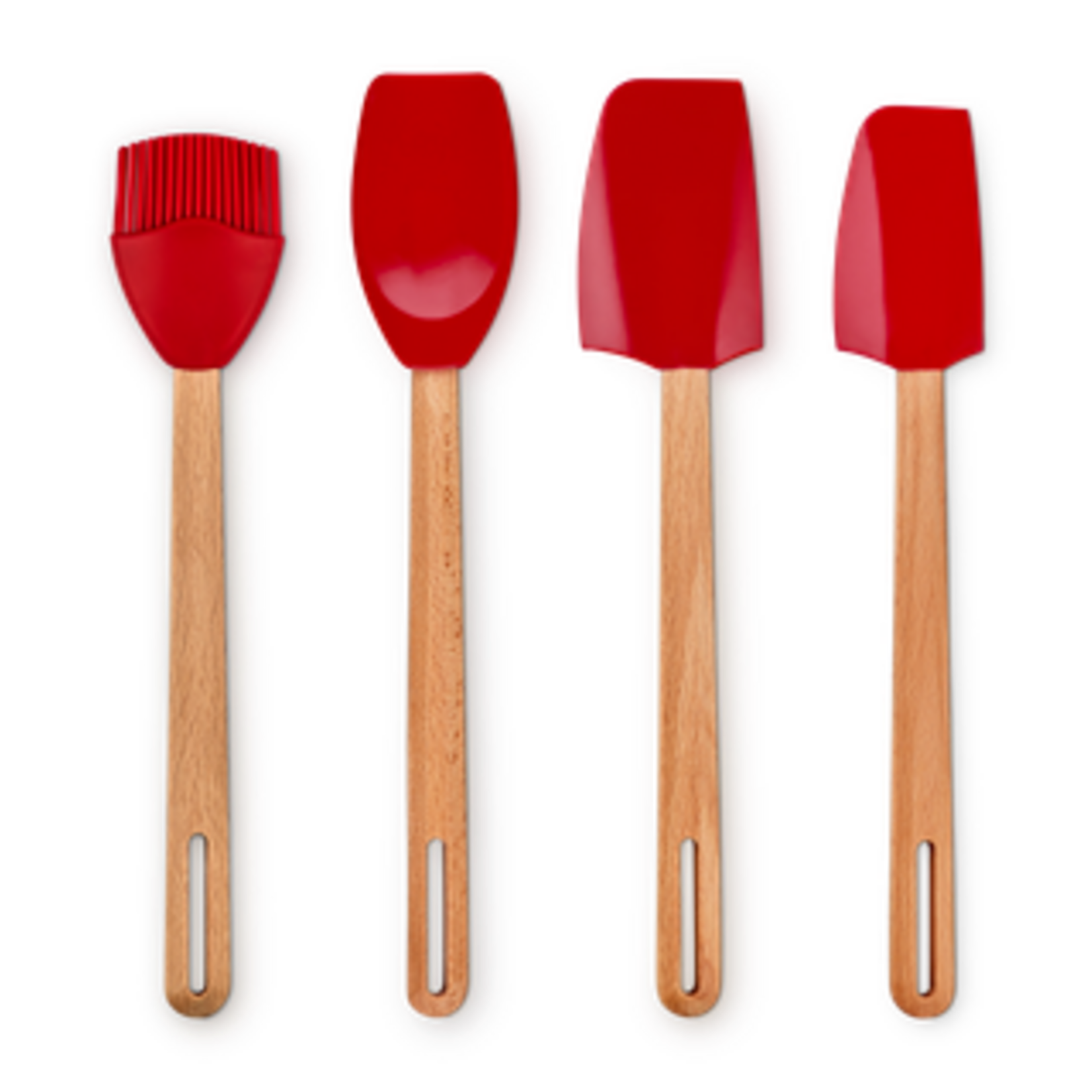 Le Creuset Signature Silicone Tools, Set of 4 - Cerise | Le Creuset