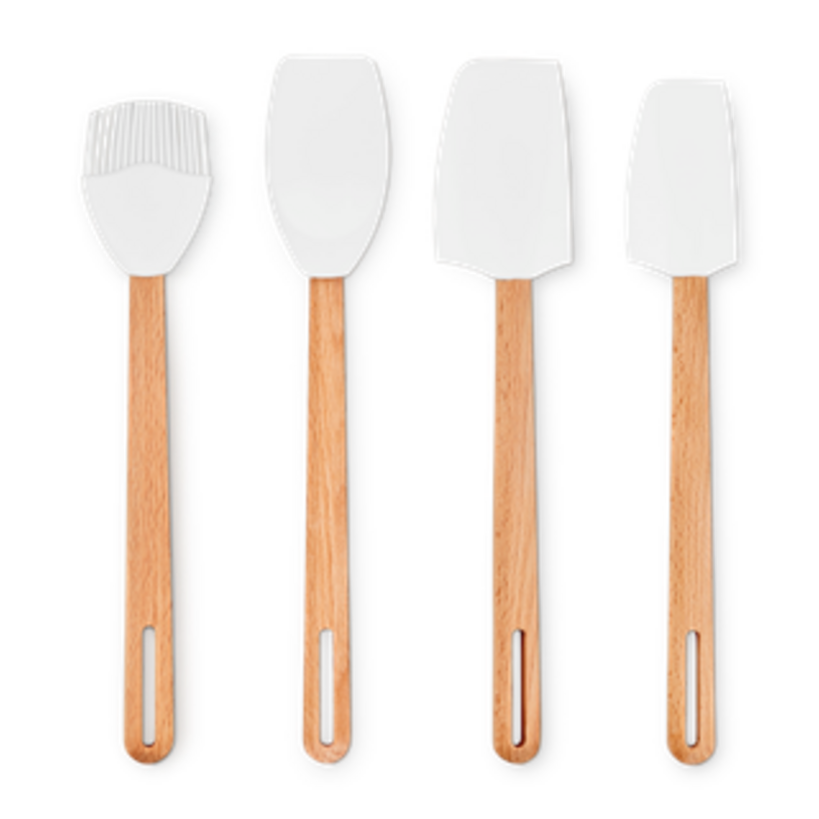 Le Creuset Signature Silicone Tools, Set of 4 - White | Le Creuset