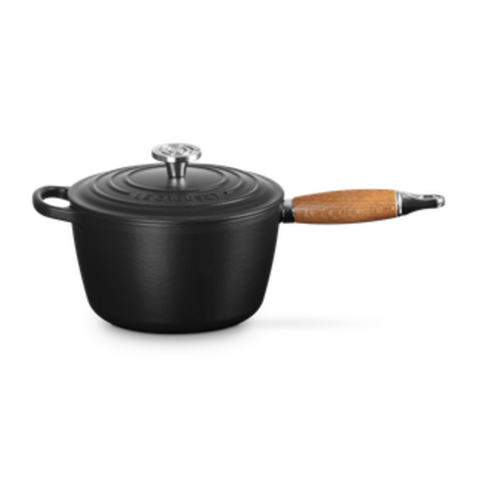Le Creuset Signature Saucepan with Wood Handle - Licorice 2.25 qt. | Le Creuset