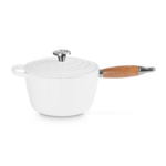 Le Creuset Signature Saucepan with Wood Handle - White 2.25 qt. | Le Creuset