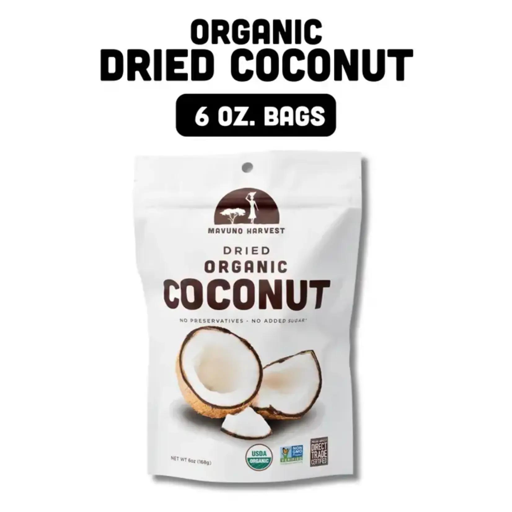 MAVUNO ORG HARVEST Organic Dried Coconut, 6 OZ