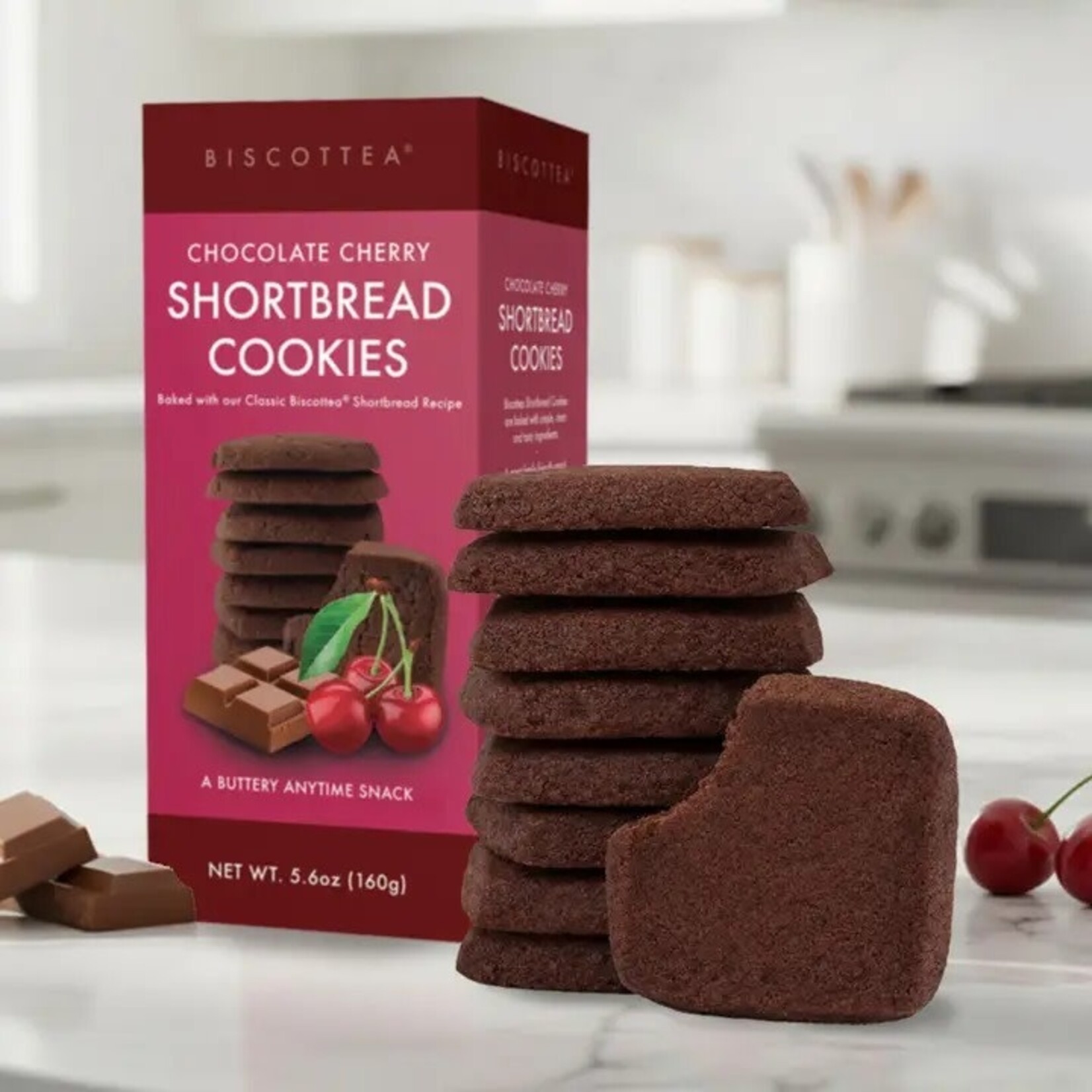 Biscottea Baking Co Biscottea Chocolate Cherry Shortbread | Biscotea