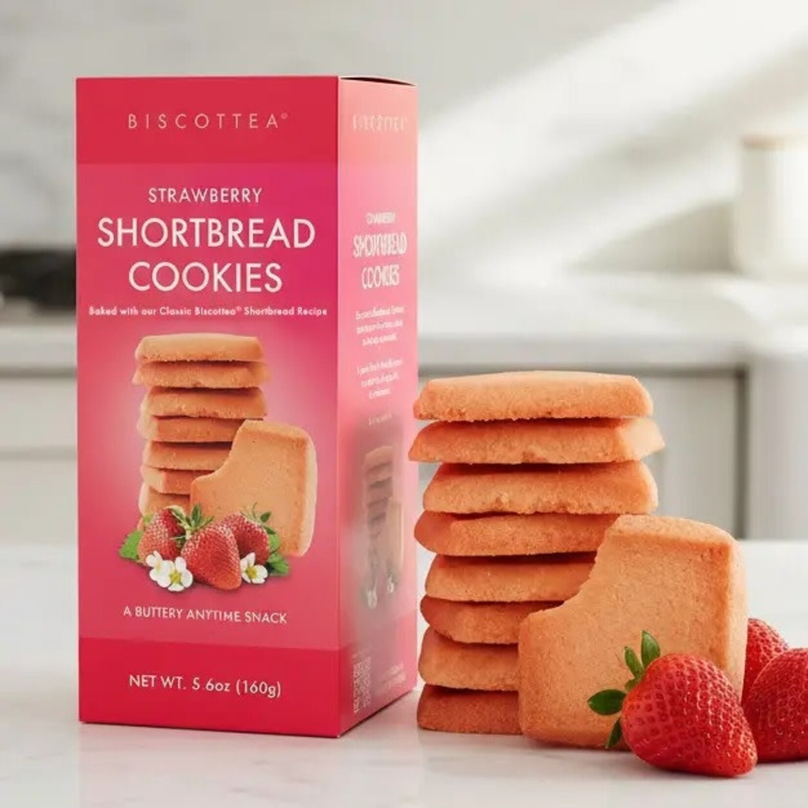 Biscottea Baking Co Biscottea Strawberry Shortbread | Biscotea