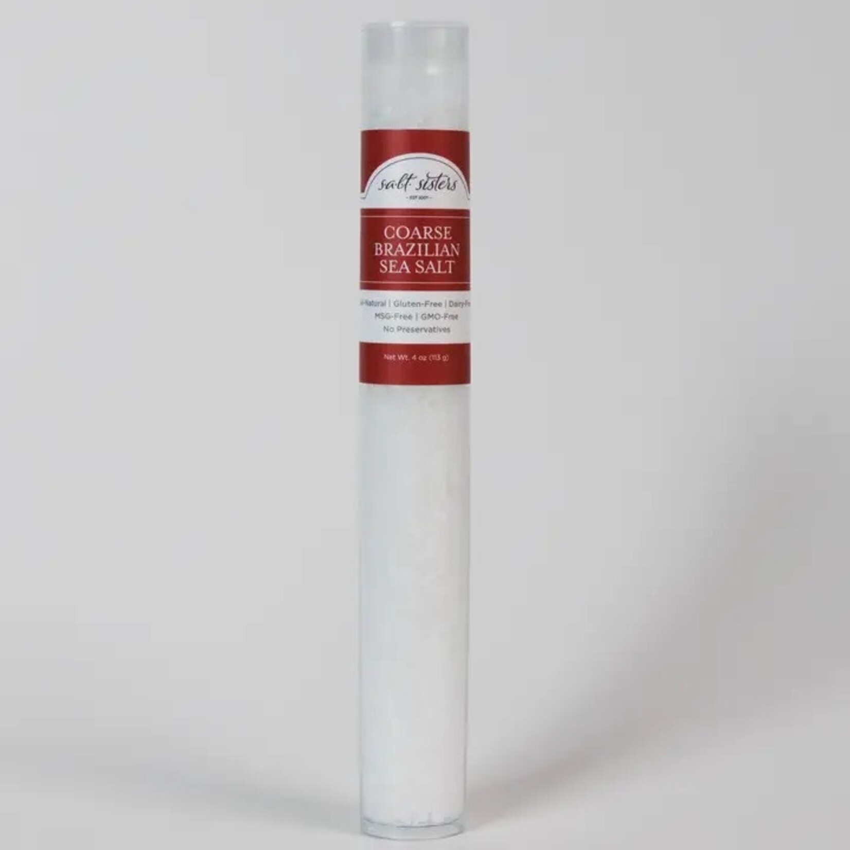 Salt Sisters Grinder Refill Tube - Sea Salt - Brazilian - Coarse - 4 oz